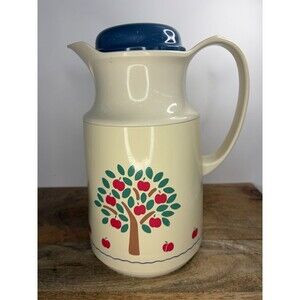 Vintage Thermos Apple Tree Stanley Coffee Drink Carafe Pitcher 1984